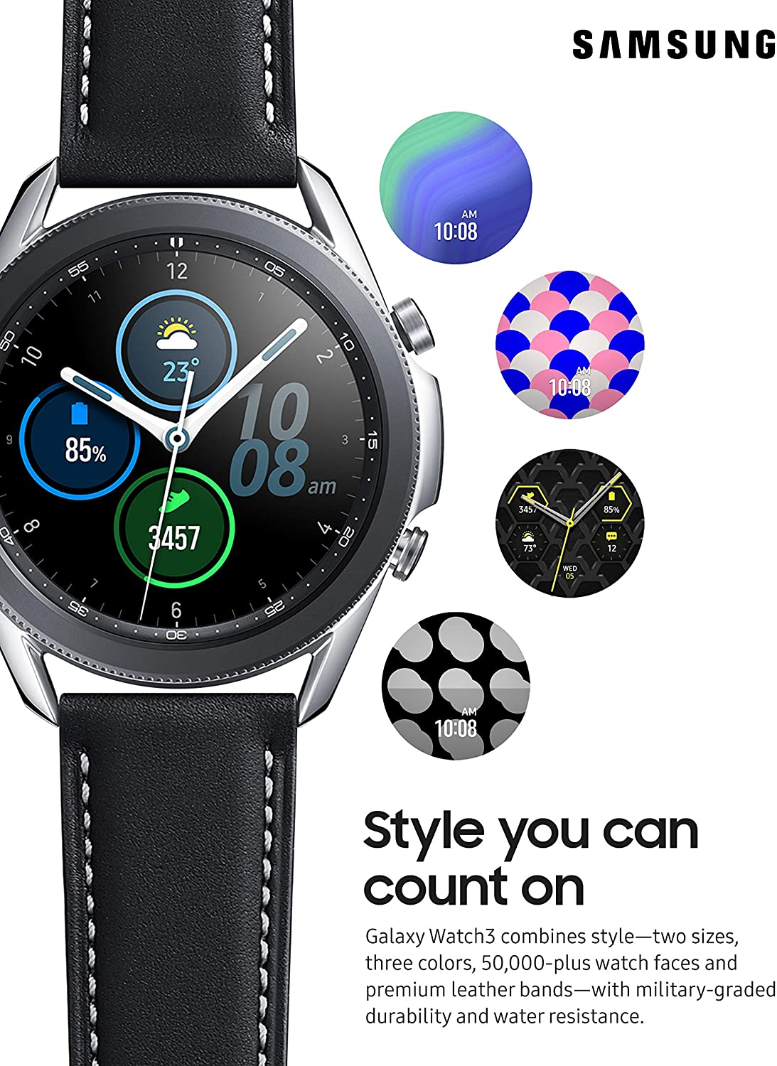 שעון חכם Samsung Galaxy Watch3 45mm Sm R845 Lte סמסונג All In Cell