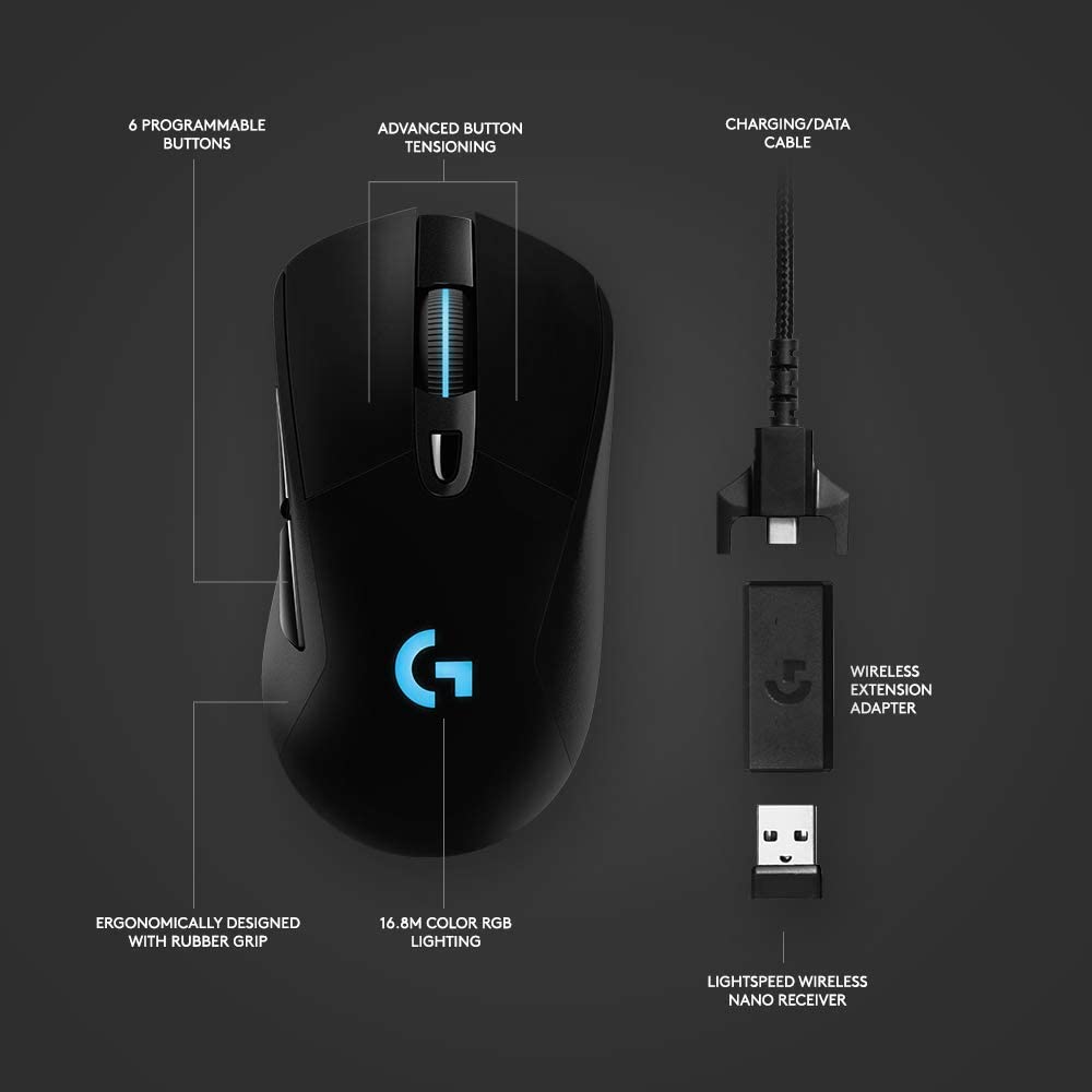 logitech g703 wireless charging