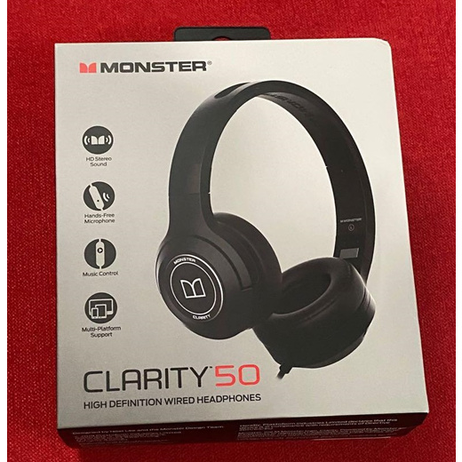אוזניות קשת חוטיות -Monster Clarity HD On-Ear