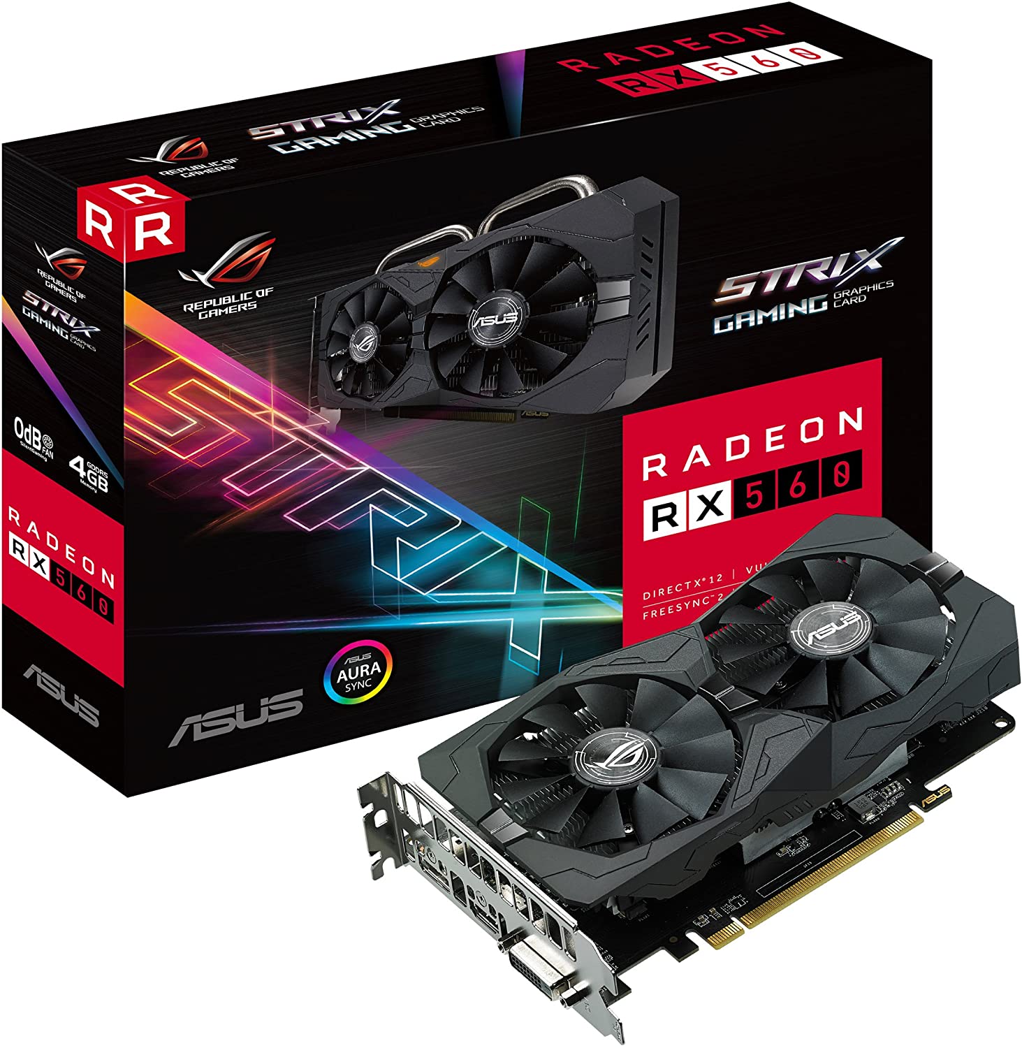 ASUS ROG Strix Radeon RX 560 OC Edition  – כרטיס מסך