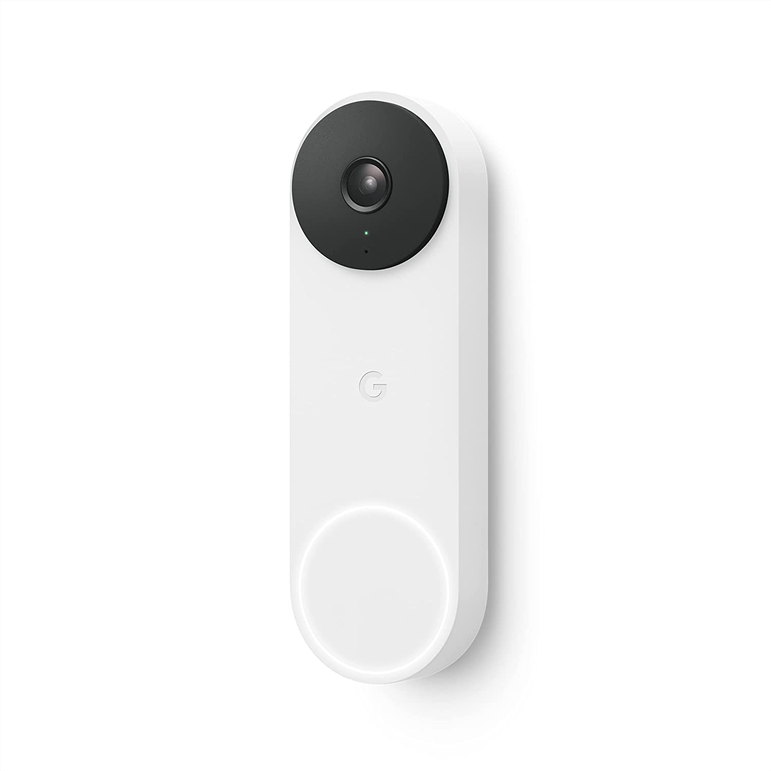 פעמון דלת חכם משולב מצלמה Google דגם Nest Doorbell 2nd Gen – לבן‏ (גרסה חוטית)