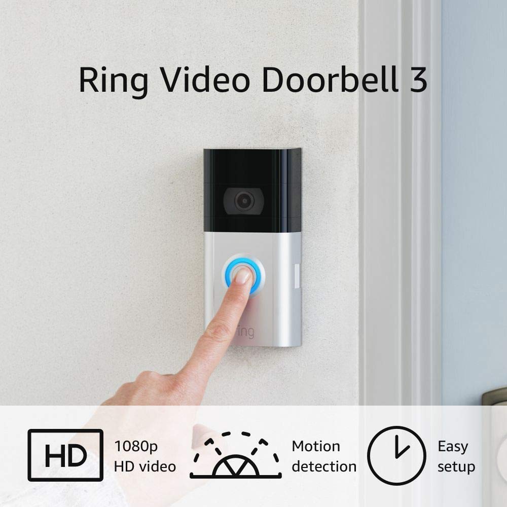 ‏פעמון חכם Ring Video Doorbell 3