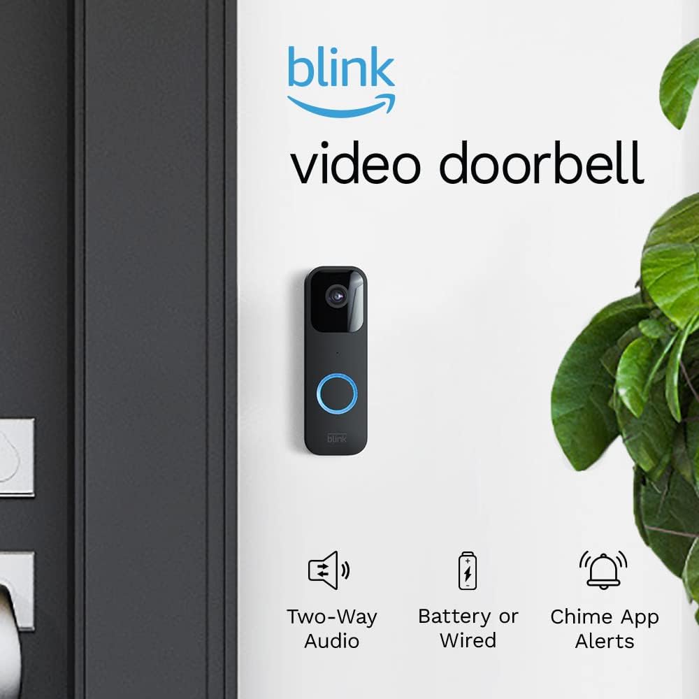פעמון חכם אמזון בלינק Amazon Blink video Doorbell Black