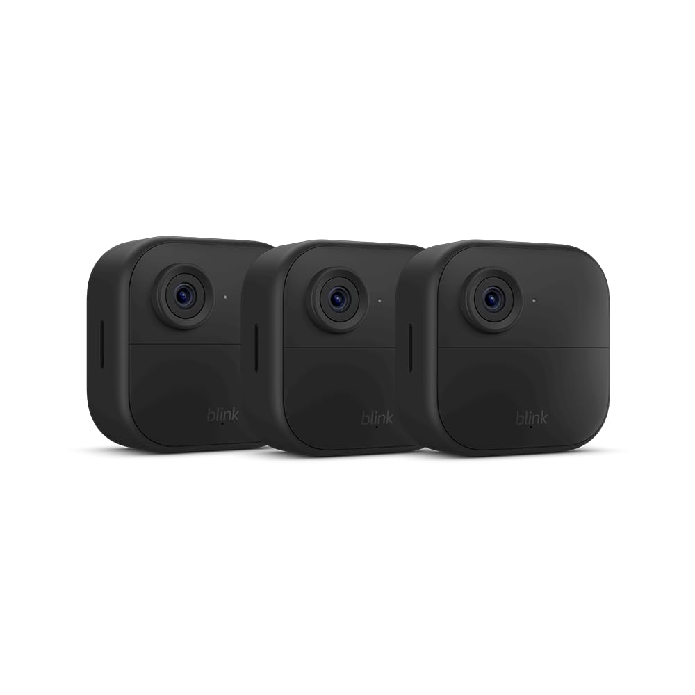 מצלמת אבטחה אלחוטיות Amazon Blink Outdoor 4 Camera System  דור 4 – שלוש מצלמות חוץ
