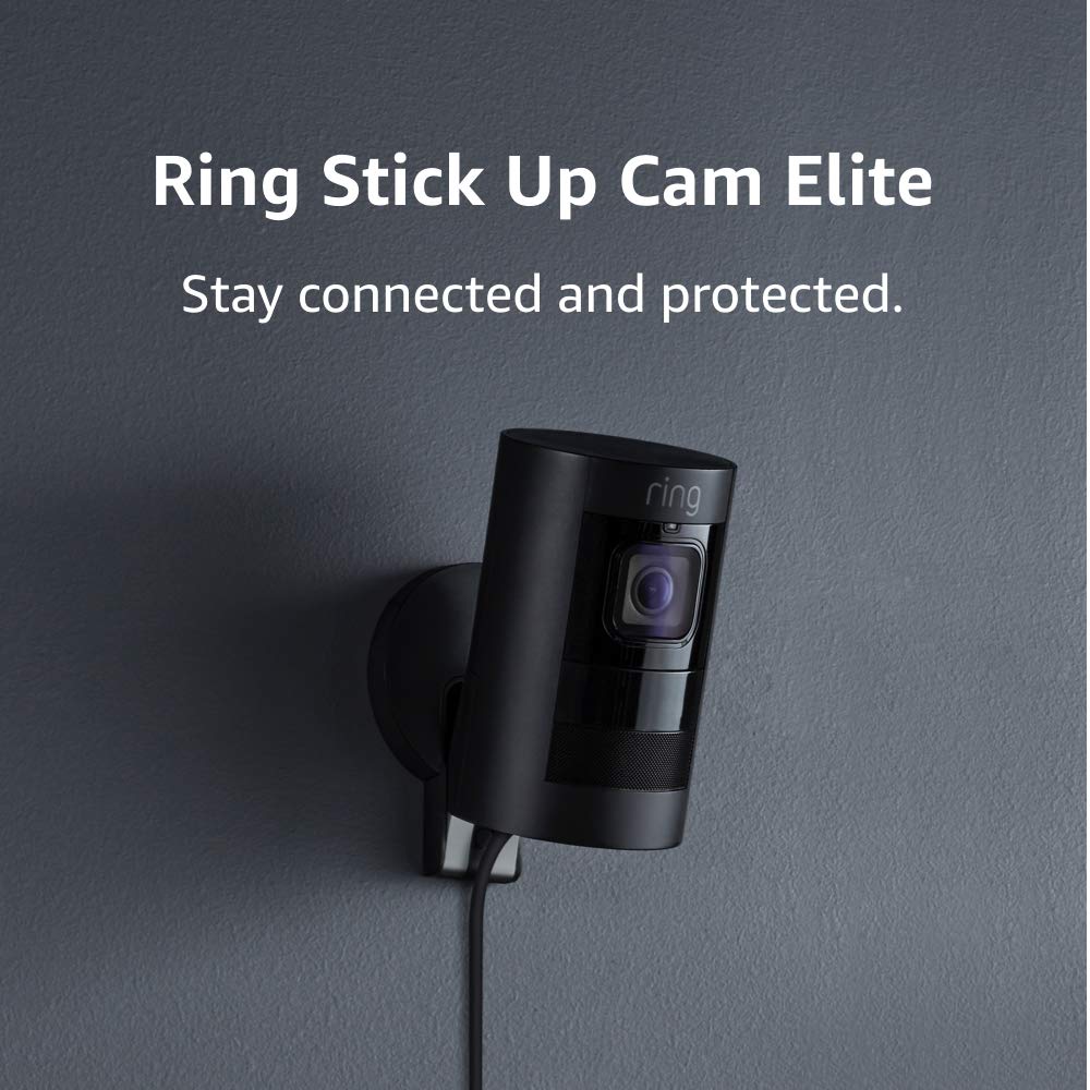 Ring Stick Up Cam Elite שחור