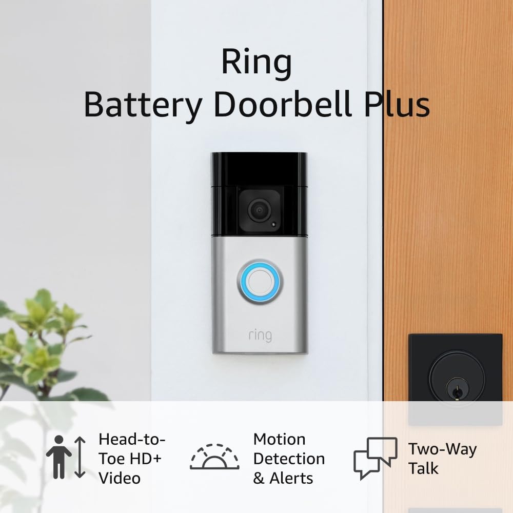 פעמון חכם Ring Doorbell Battery Plus