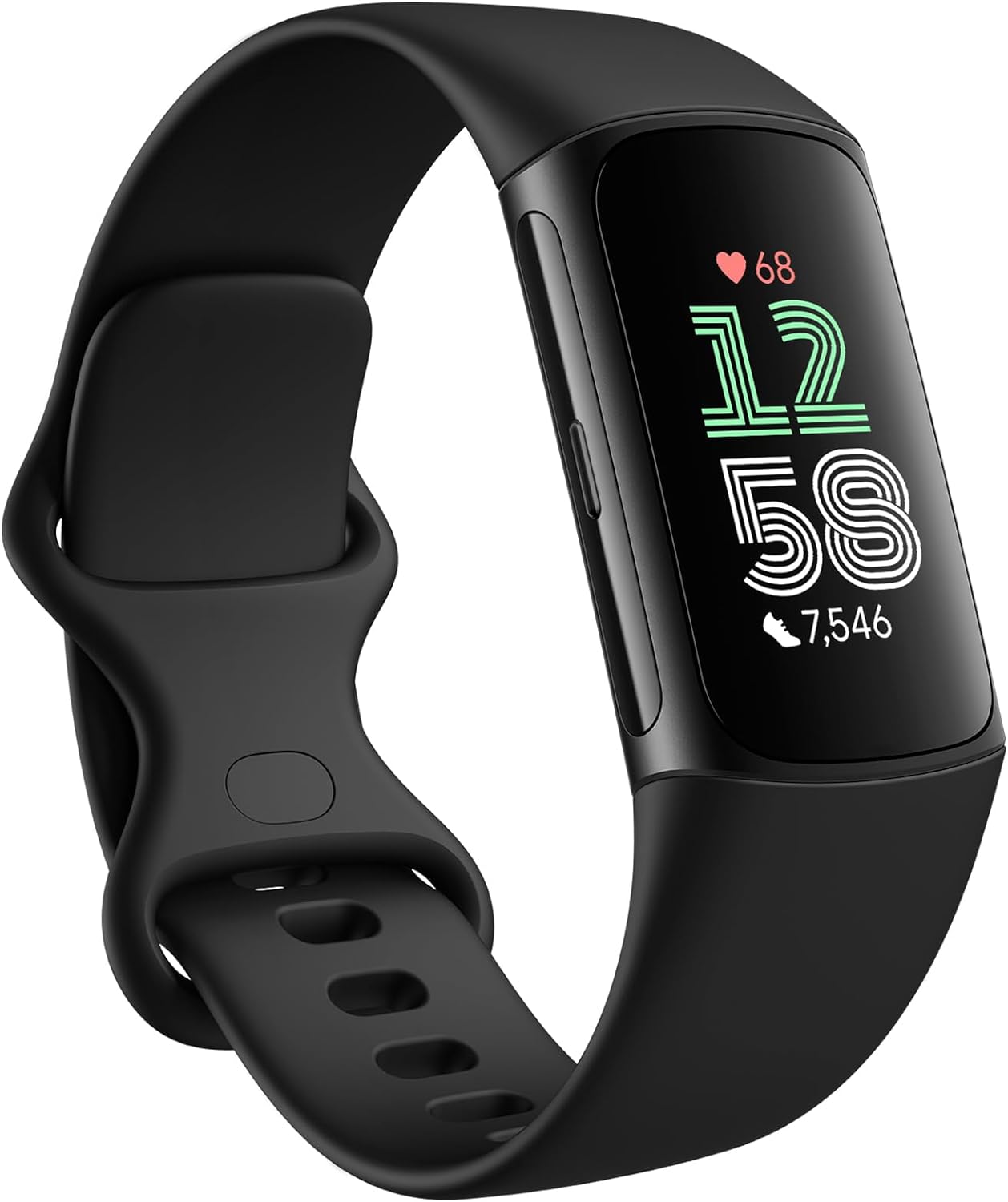 ‏רצועת דופק Fitbit Charge 6 שחור